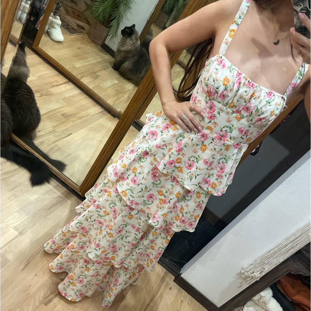 Altar’d State floral dress XS